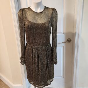 Bailey 44 gold evening dress size Medium
